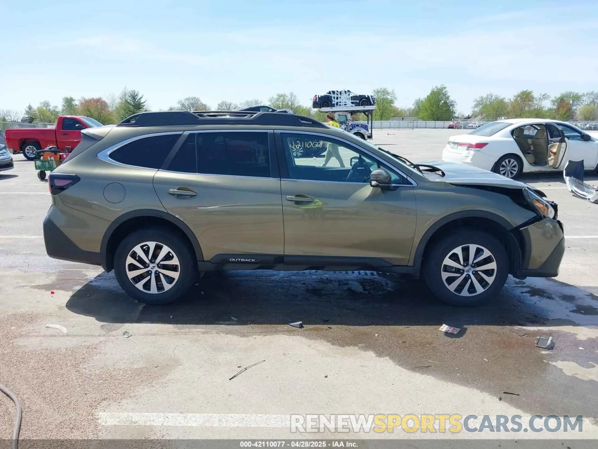 13 fotografías del automóvil dañado 4S4BTAEC6L3203661 SUBARU OUTBACK 2020