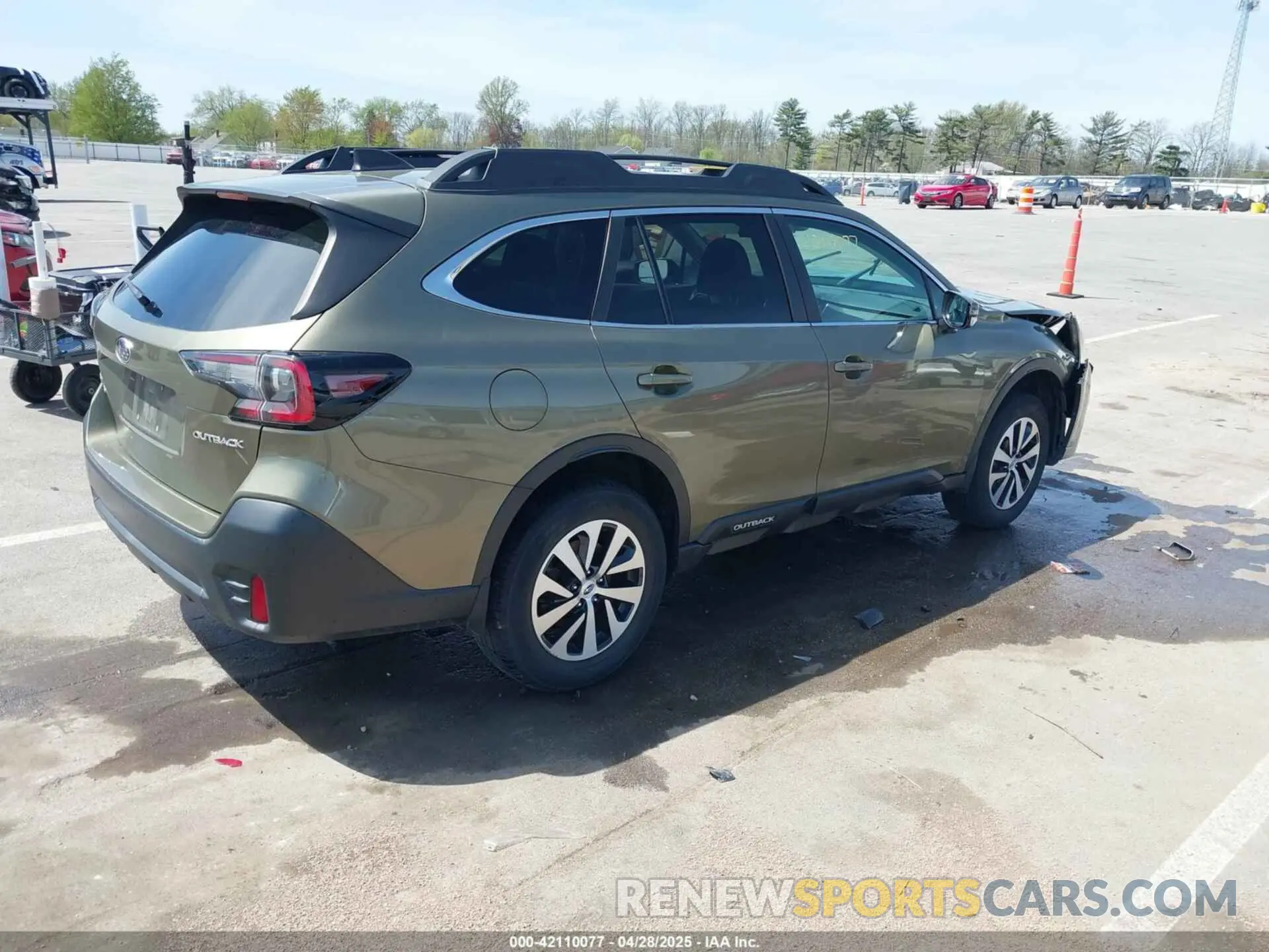 4 fotografías del automóvil dañado 4S4BTAEC6L3203661 SUBARU OUTBACK 2020