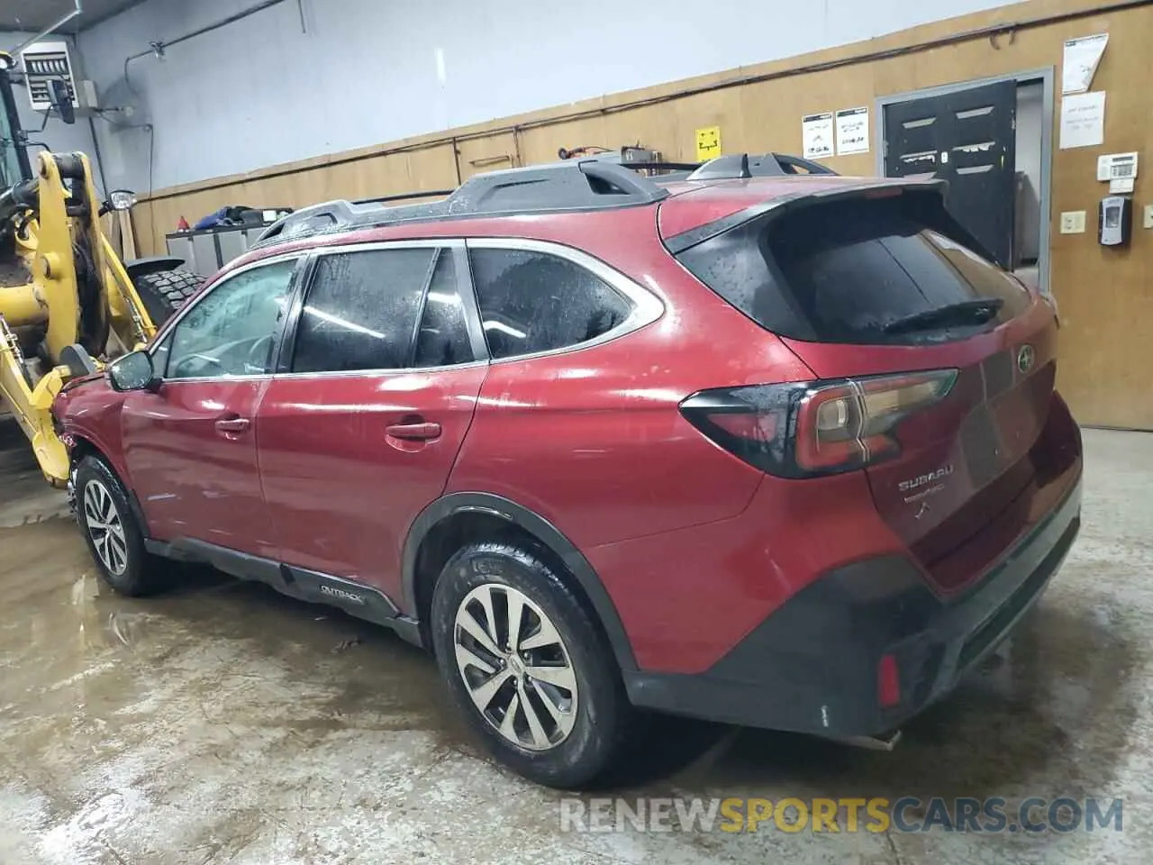 2 fotografías del automóvil dañado 4S4BTAEC8L3207338 SUBARU OUTBACK 2020