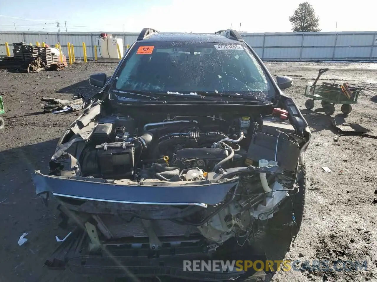 5 fotografías del automóvil dañado 4S4BTAEC9L3112206 SUBARU OUTBACK 2020