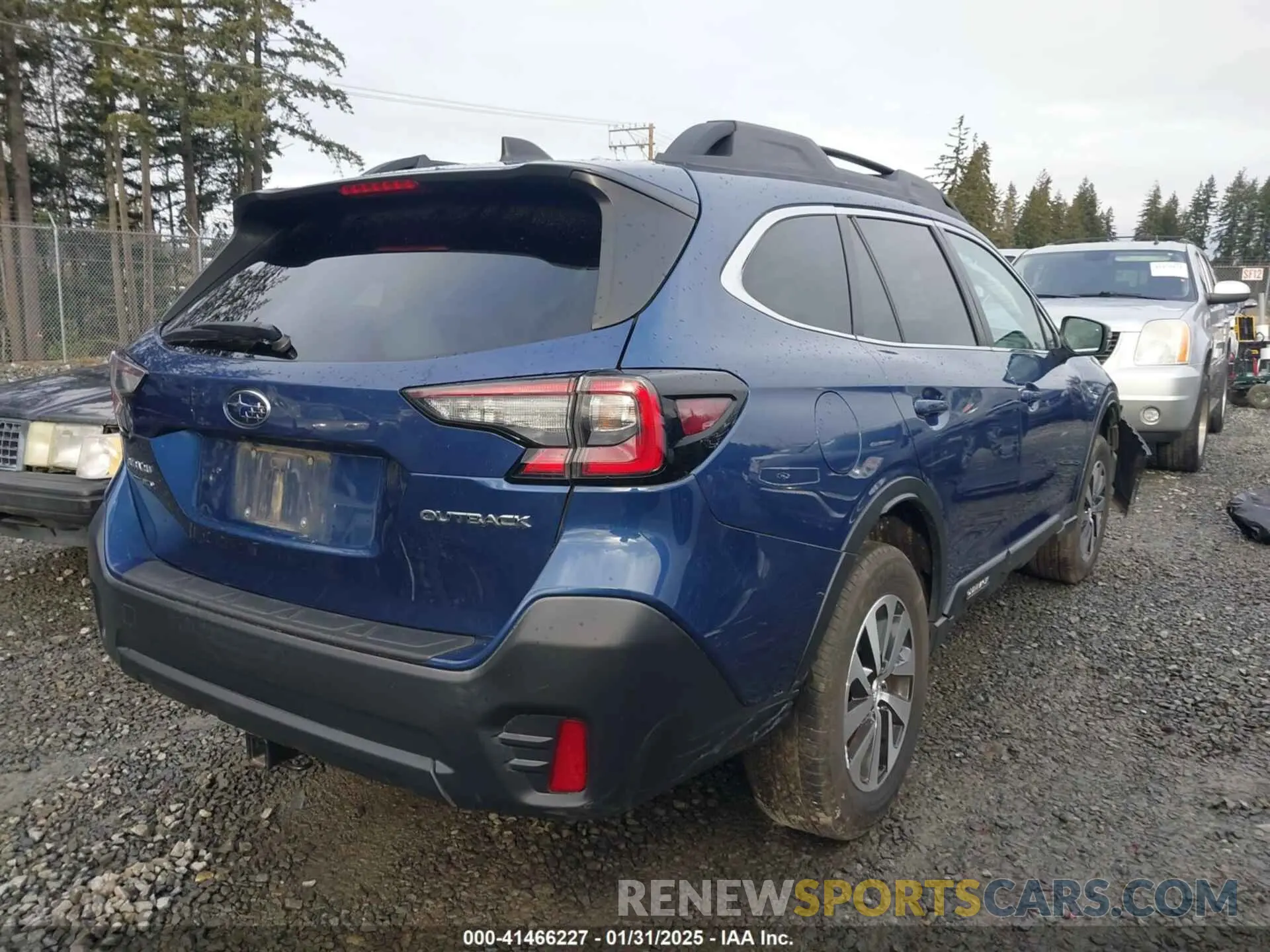 4 fotografías del automóvil dañado 4S4BTAECXL3177582 SUBARU OUTBACK 2020