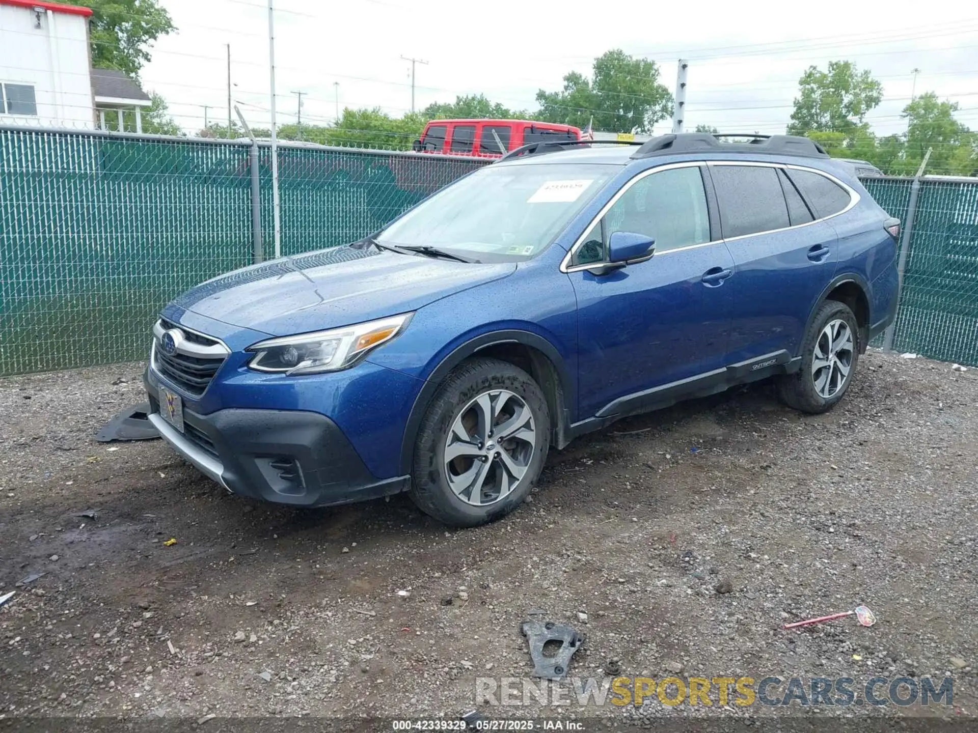 2 fotografías del automóvil dañado 4S4BTALC8L3128058 SUBARU OUTBACK 2020