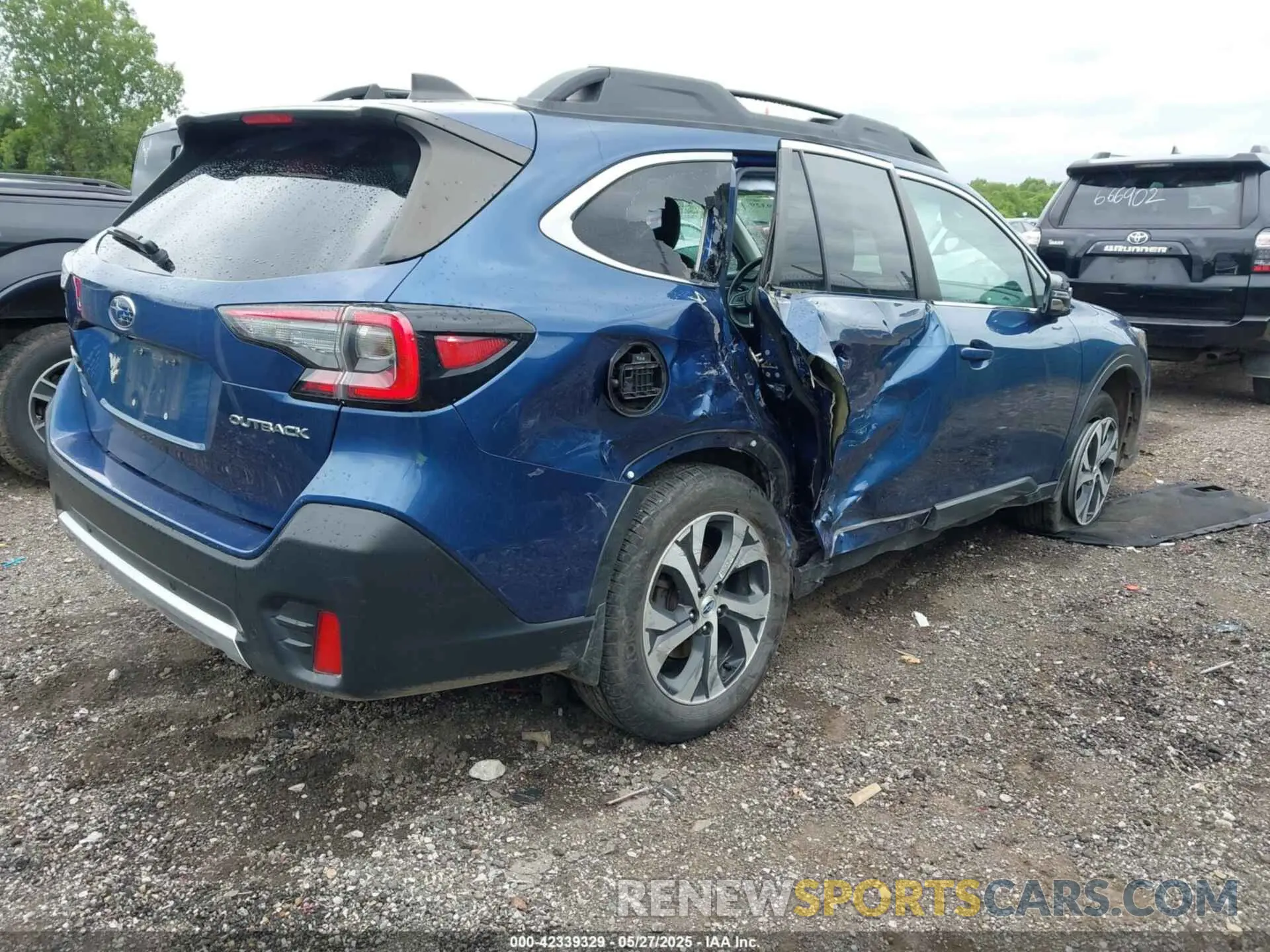 4 fotografías del automóvil dañado 4S4BTALC8L3128058 SUBARU OUTBACK 2020