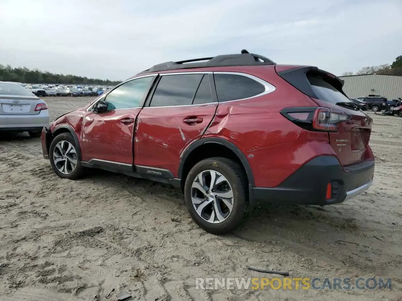 2 fotografías del automóvil dañado 4S4BTANC1L3155888 SUBARU OUTBACK 2020