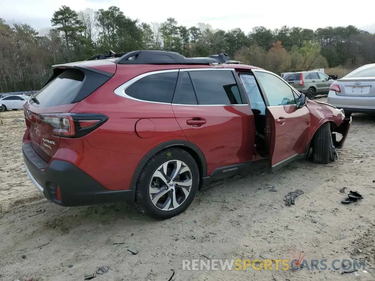 3 fotografías del automóvil dañado 4S4BTANC1L3155888 SUBARU OUTBACK 2020