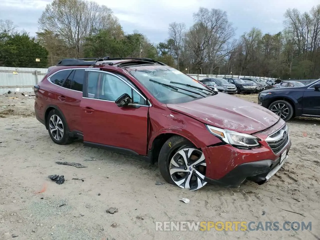 4 fotografías del automóvil dañado 4S4BTANC1L3155888 SUBARU OUTBACK 2020