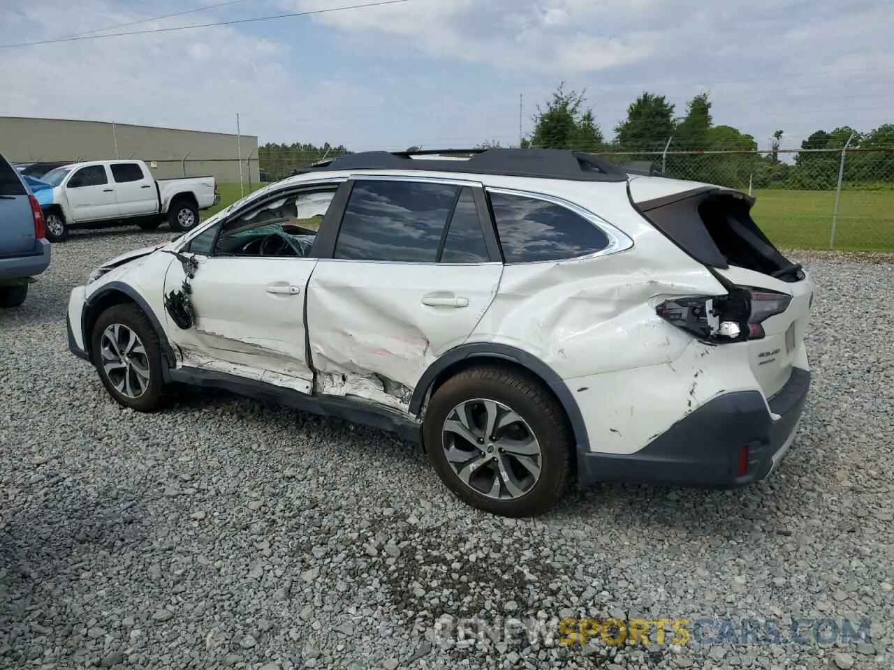 2 fotografías del automóvil dañado 4S4BTANC1L3234364 SUBARU OUTBACK 2020