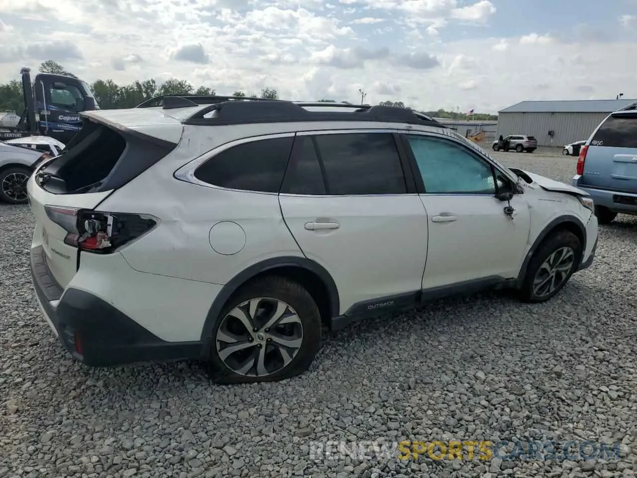 3 fotografías del automóvil dañado 4S4BTANC1L3234364 SUBARU OUTBACK 2020