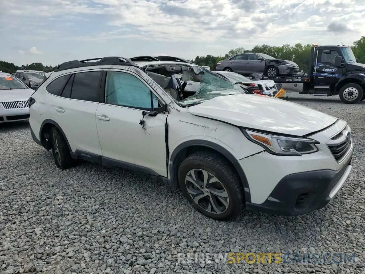 4 fotografías del automóvil dañado 4S4BTANC1L3234364 SUBARU OUTBACK 2020