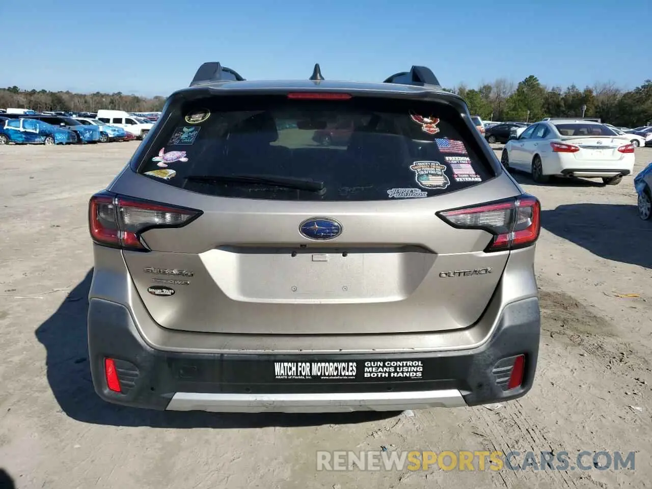 6 fotografías del automóvil dañado 4S4BTANC2L3250900 SUBARU OUTBACK 2020