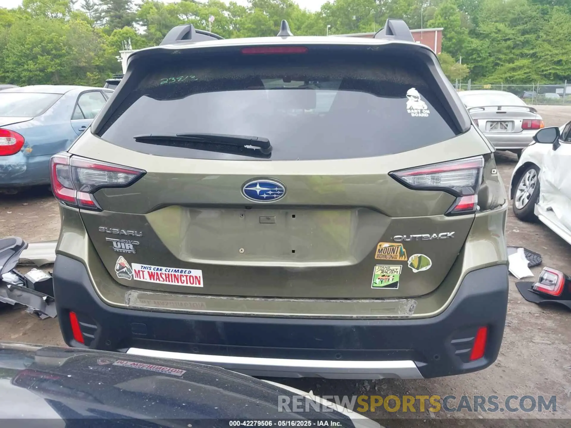 17 fotografías del automóvil dañado 4S4BTANC3L3106630 SUBARU OUTBACK 2020