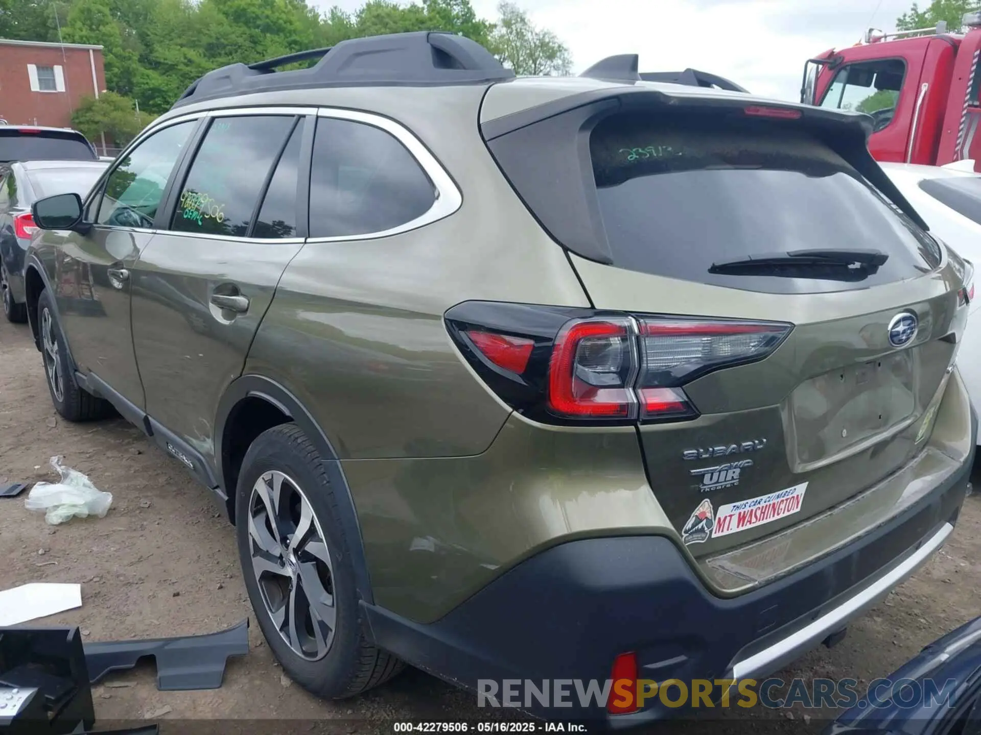 3 fotografías del automóvil dañado 4S4BTANC3L3106630 SUBARU OUTBACK 2020