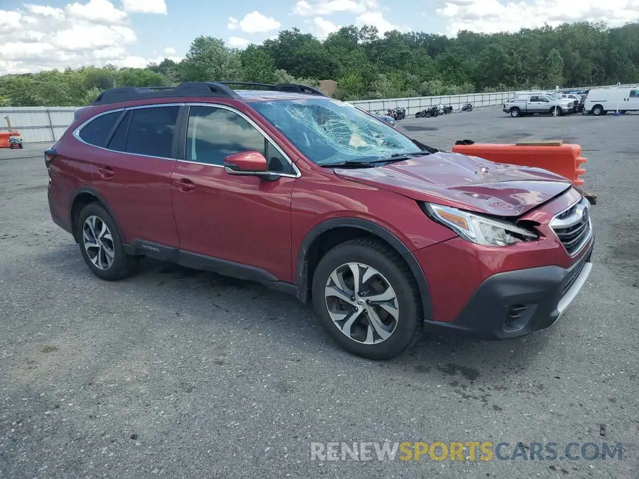 4 fotografías del automóvil dañado 4S4BTANC3L3171588 SUBARU OUTBACK 2020