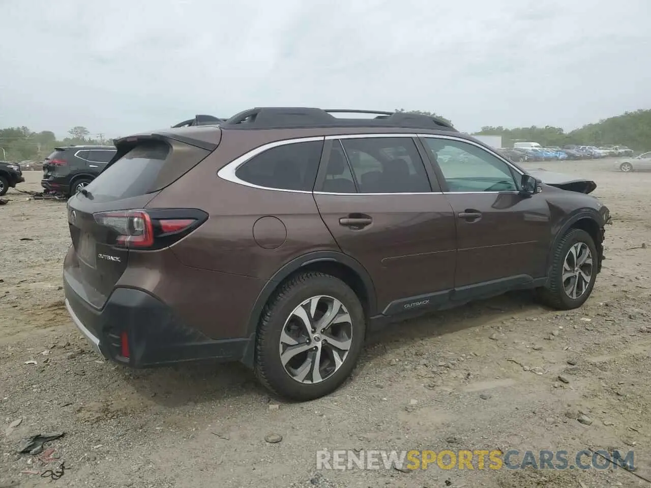 3 fotografías del automóvil dañado 4S4BTANC3L3209174 SUBARU OUTBACK 2020