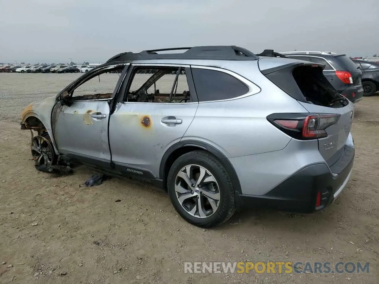 2 fotografías del automóvil dañado 4S4BTANC4L3115837 SUBARU OUTBACK 2020