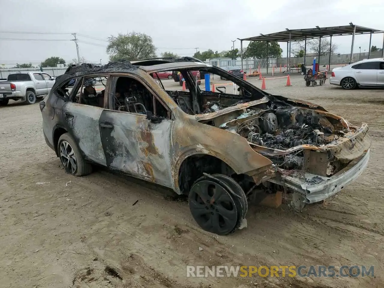 4 fotografías del automóvil dañado 4S4BTANC4L3115837 SUBARU OUTBACK 2020