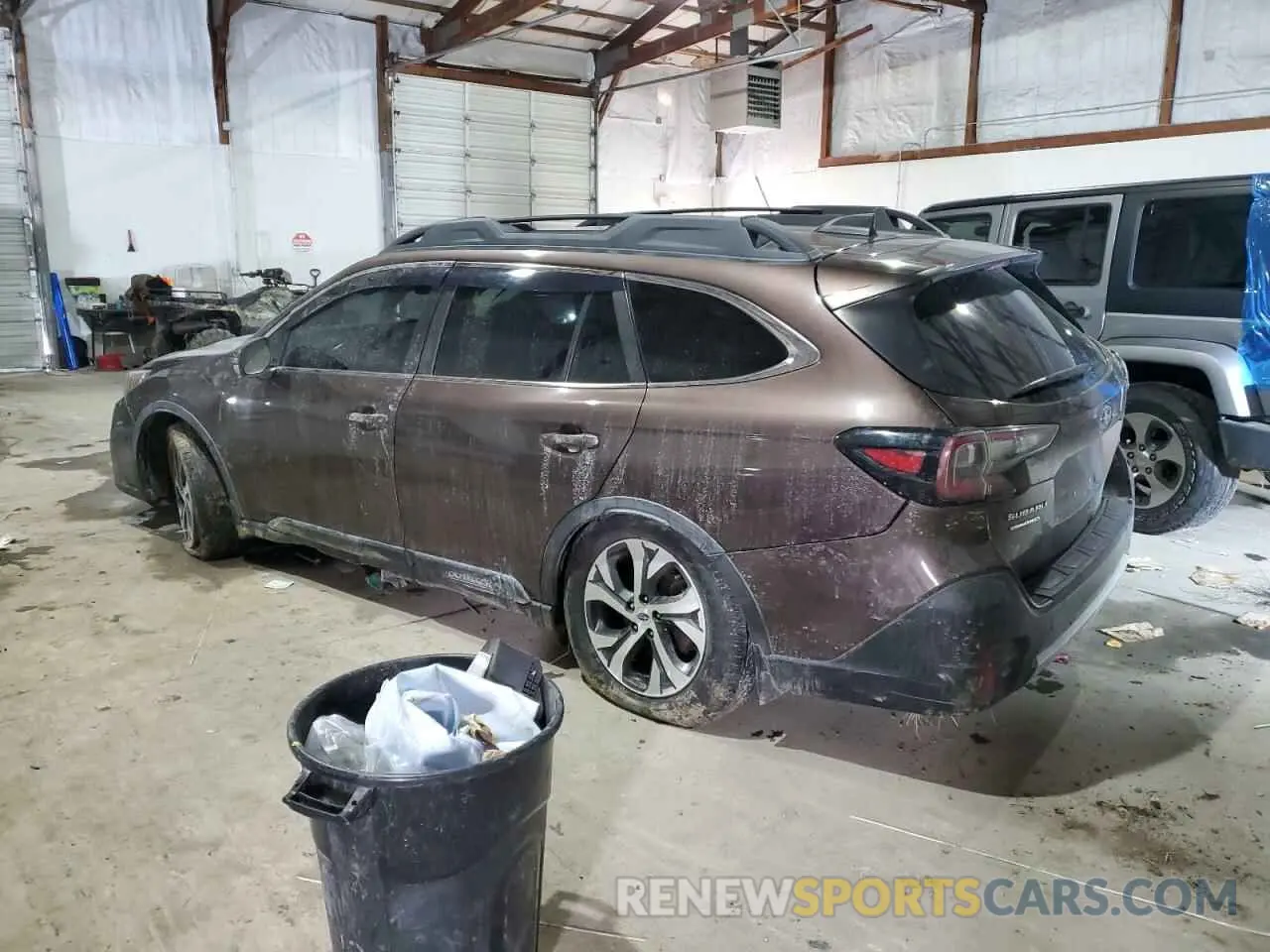 2 fotografías del automóvil dañado 4S4BTANC5L3156557 SUBARU OUTBACK 2020