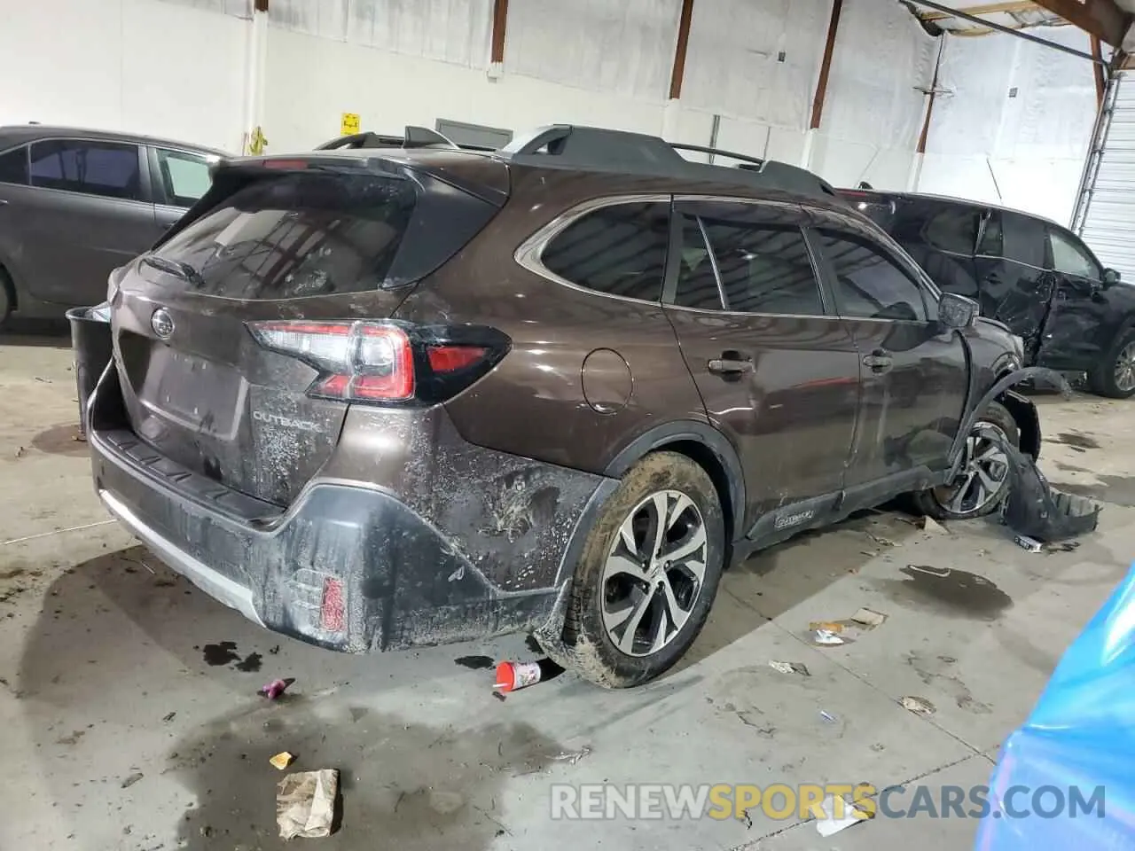 3 fotografías del automóvil dañado 4S4BTANC5L3156557 SUBARU OUTBACK 2020