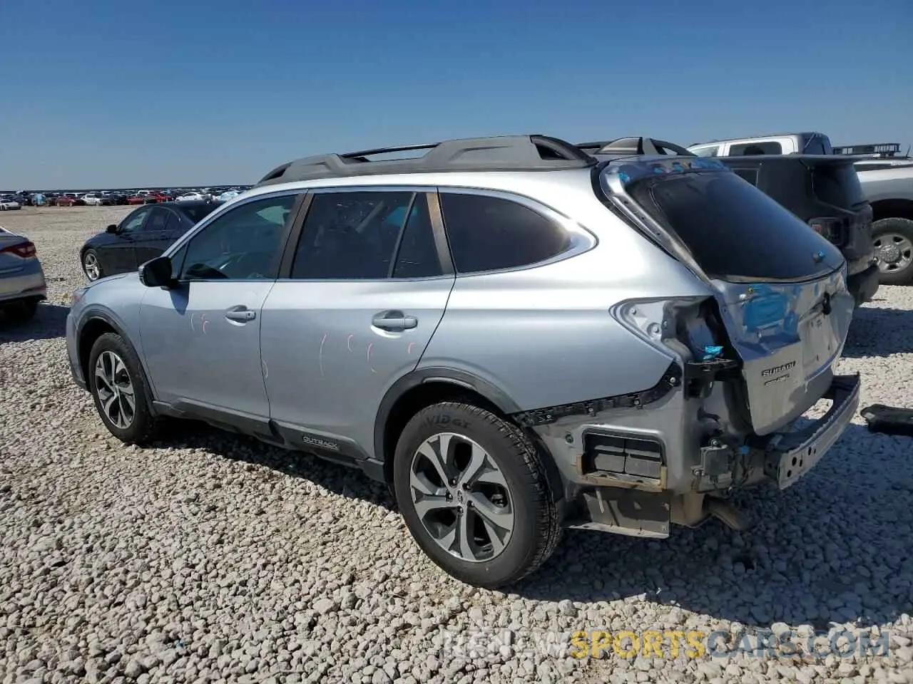 2 fotografías del automóvil dañado 4S4BTANC7L3103830 SUBARU OUTBACK 2020