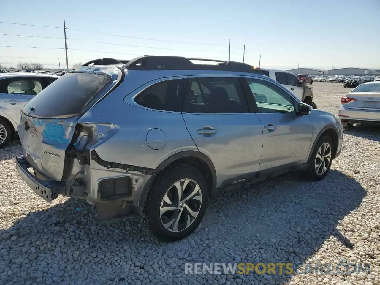 3 fotografías del automóvil dañado 4S4BTANC7L3103830 SUBARU OUTBACK 2020