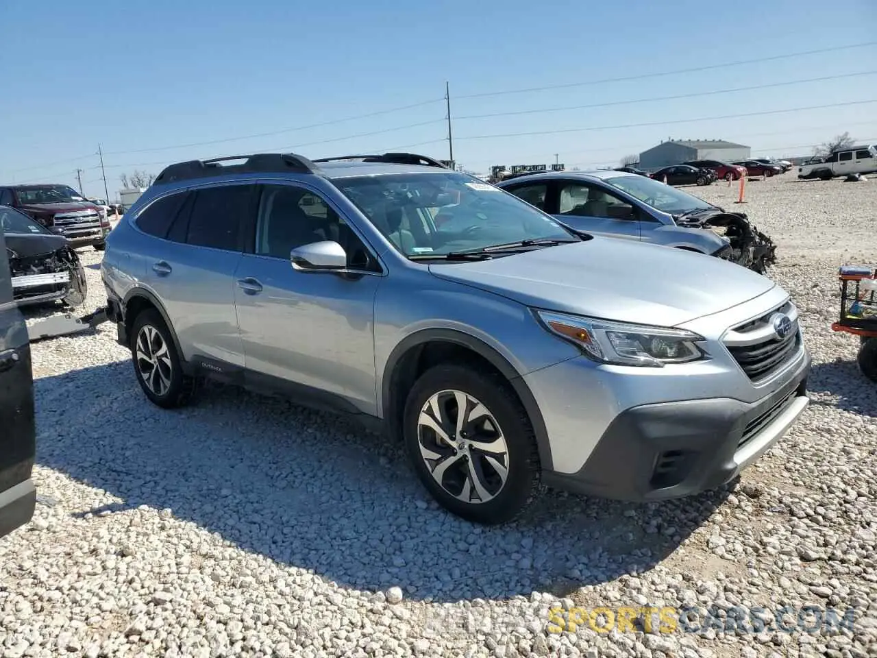 4 fotografías del automóvil dañado 4S4BTANC7L3103830 SUBARU OUTBACK 2020