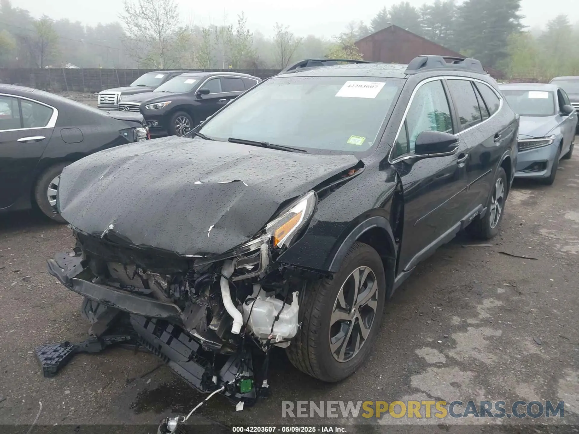 2 fotografías del automóvil dañado 4S4BTANC7L3241626 SUBARU OUTBACK 2020
