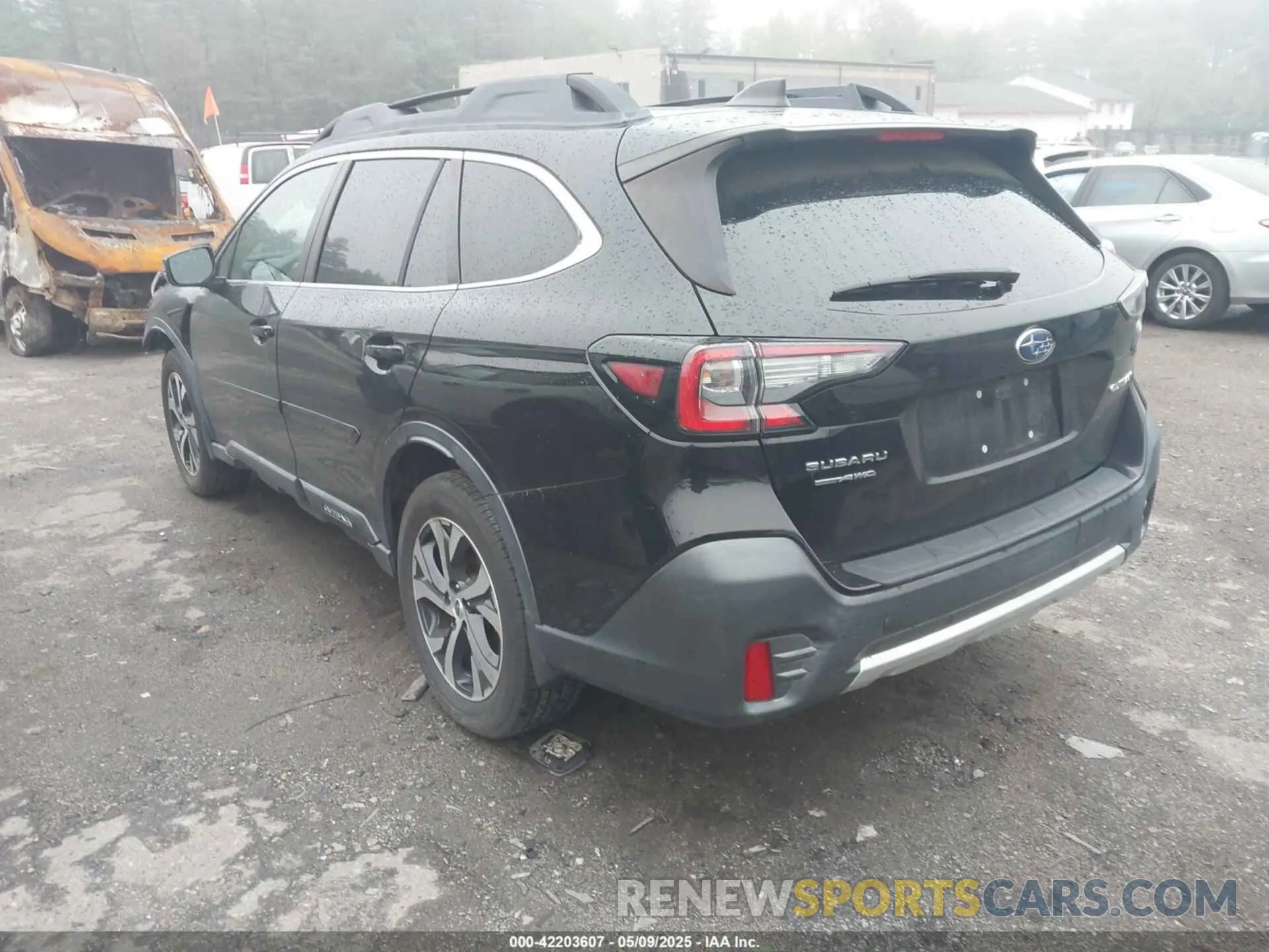 3 fotografías del automóvil dañado 4S4BTANC7L3241626 SUBARU OUTBACK 2020