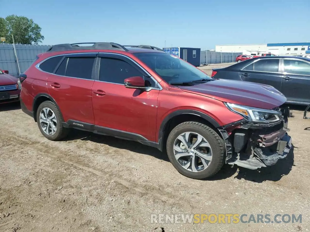 4 fotografías del automóvil dañado 4S4BTANC9L3222060 SUBARU OUTBACK 2020