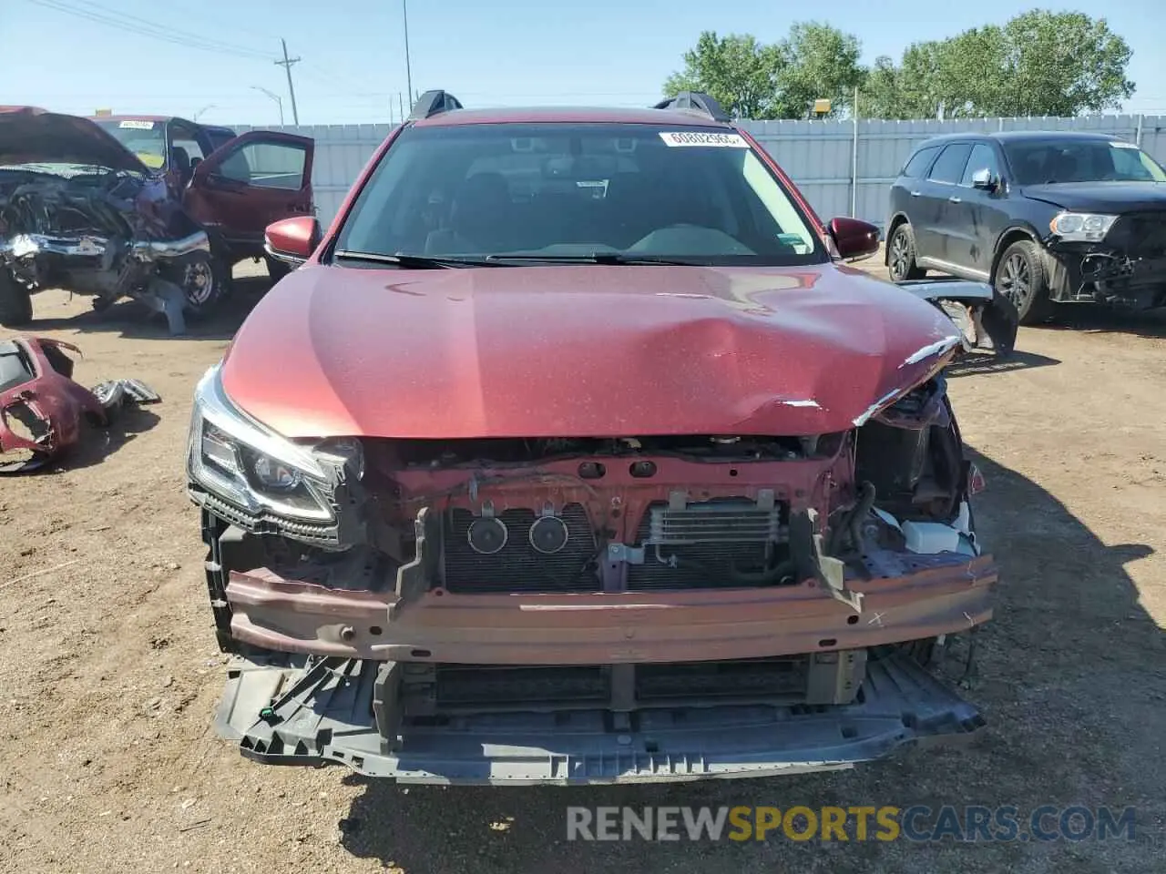 5 fotografías del automóvil dañado 4S4BTANC9L3222060 SUBARU OUTBACK 2020