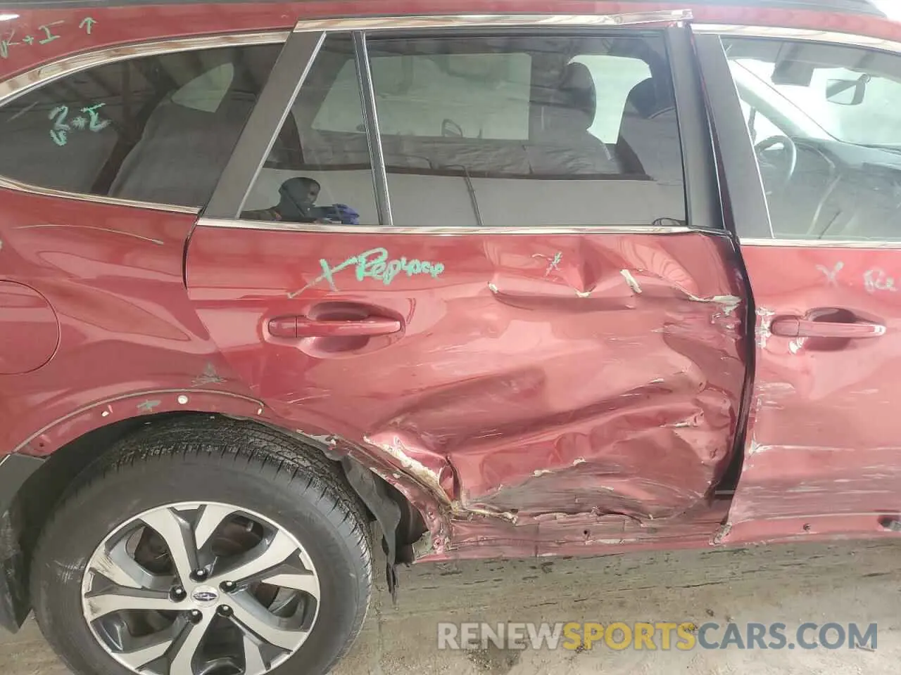 10 fotografías del automóvil dañado 4S4BTANC9L3229977 SUBARU OUTBACK 2020