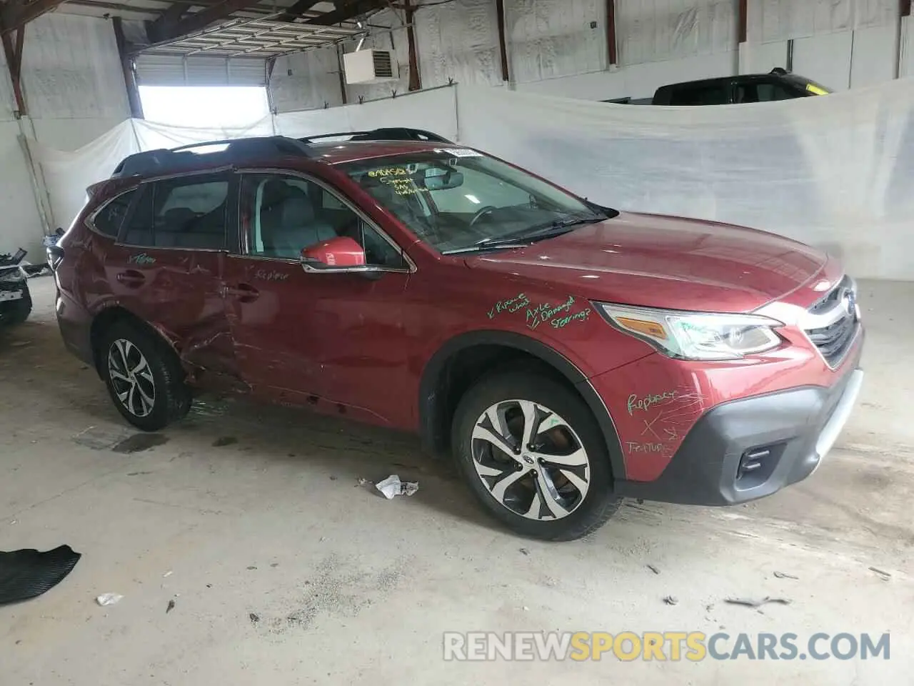 4 fotografías del automóvil dañado 4S4BTANC9L3229977 SUBARU OUTBACK 2020