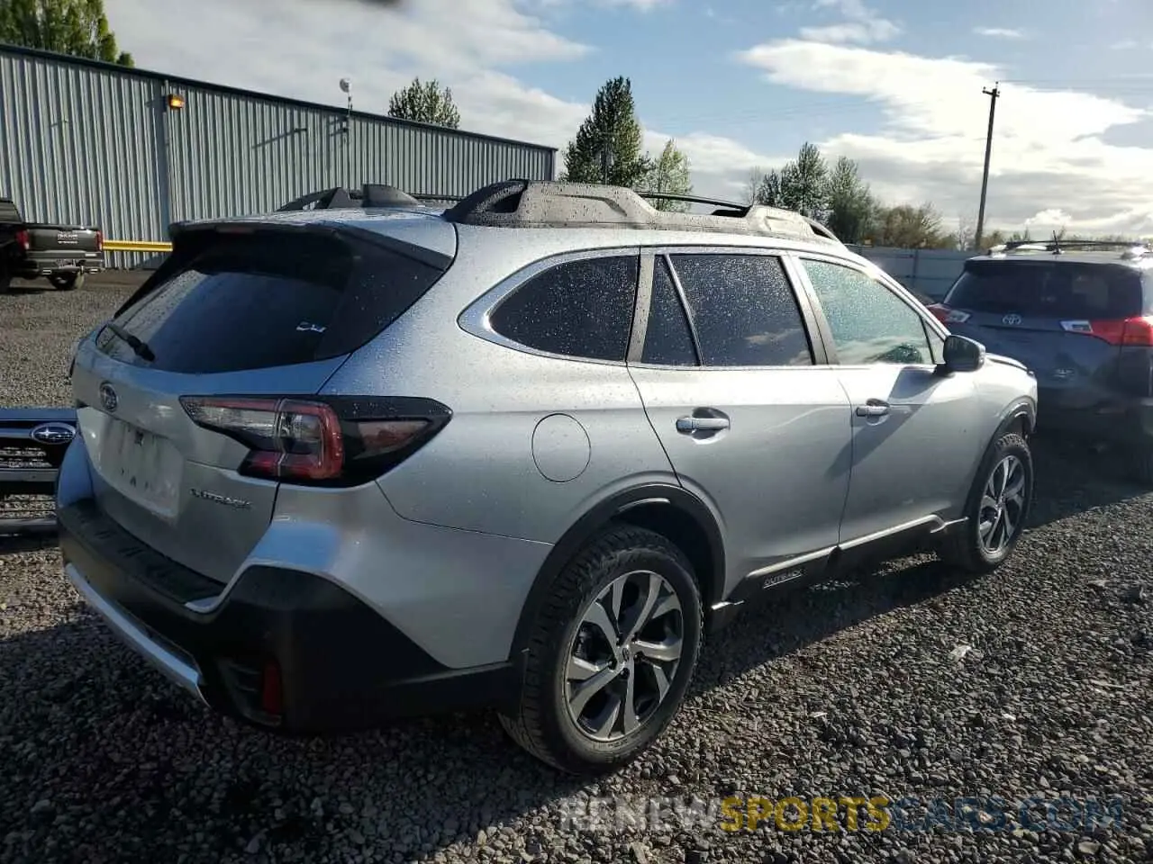 3 fotografías del automóvil dañado 4S4BTANC9L3245838 SUBARU OUTBACK 2020