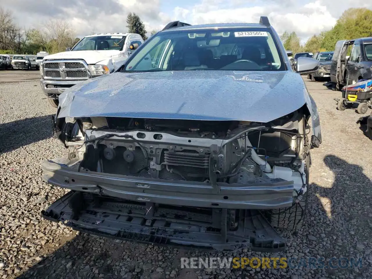 5 fotografías del automóvil dañado 4S4BTANC9L3245838 SUBARU OUTBACK 2020
