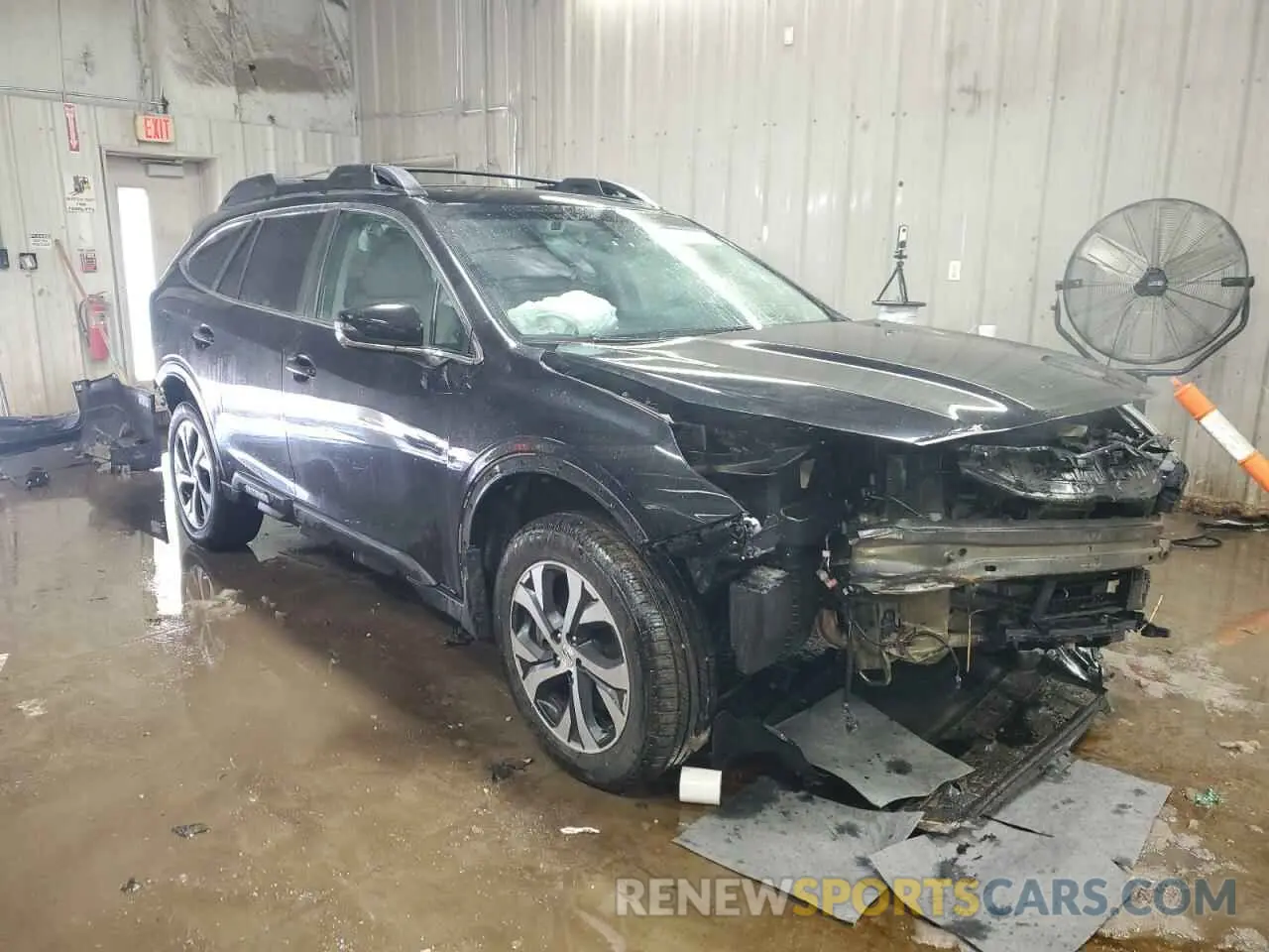 4 fotografías del automóvil dañado 4S4BTANCXL3105491 SUBARU OUTBACK 2020