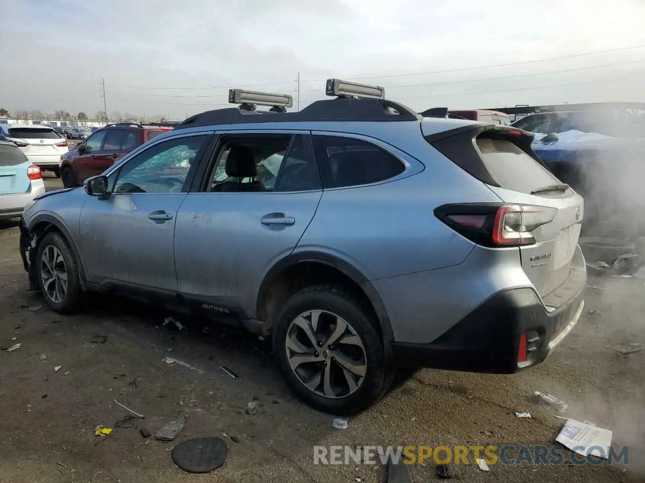 2 fotografías del automóvil dañado 4S4BTANCXL3121786 SUBARU OUTBACK 2020