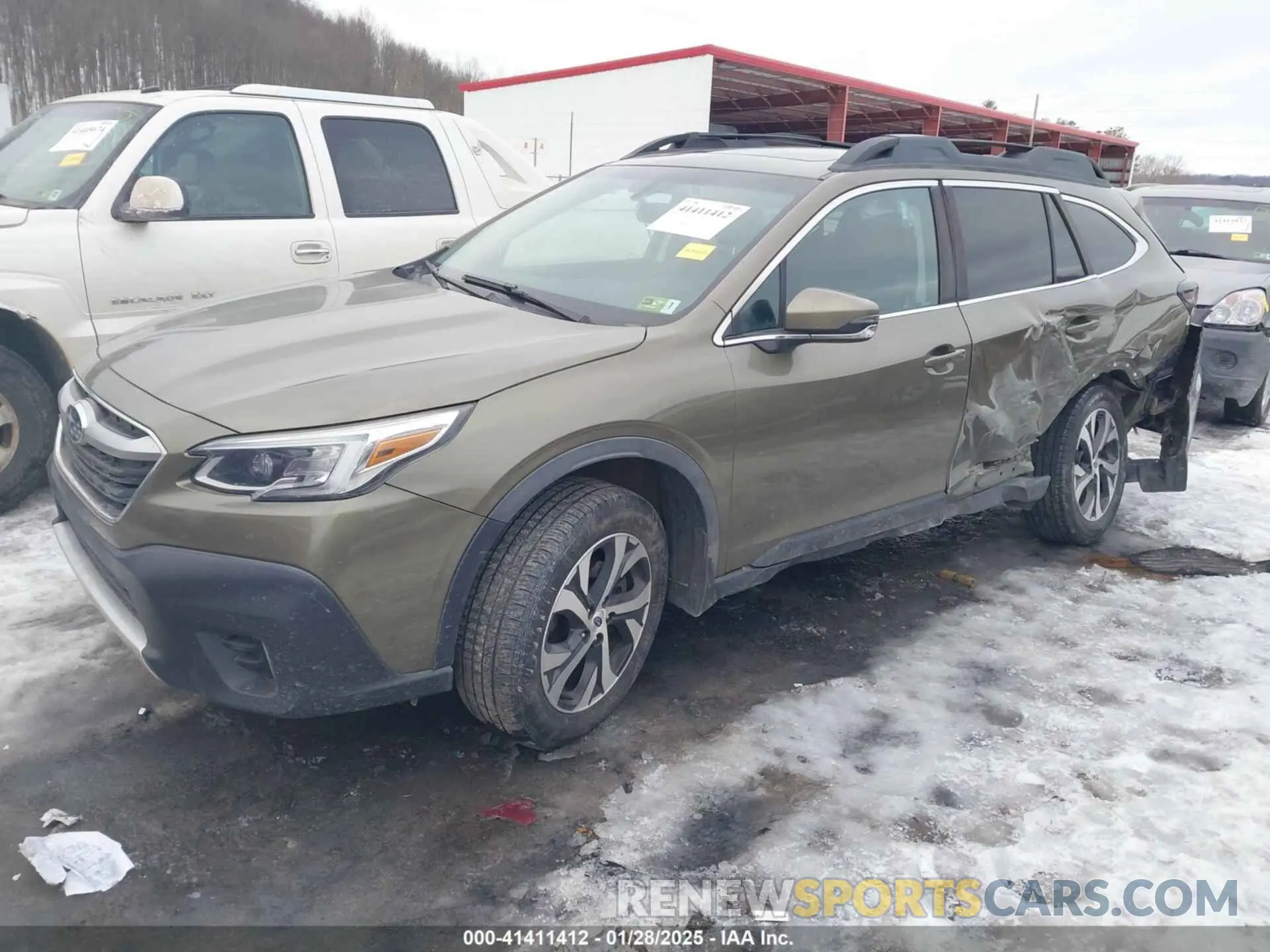 2 fotografías del automóvil dañado 4S4BTANCXL3130083 SUBARU OUTBACK 2020