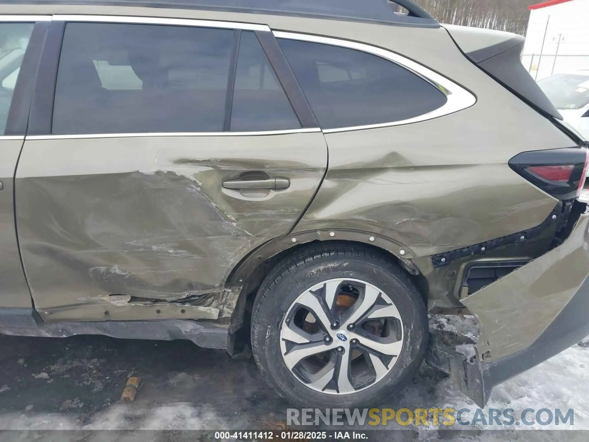 6 fotografías del automóvil dañado 4S4BTANCXL3130083 SUBARU OUTBACK 2020
