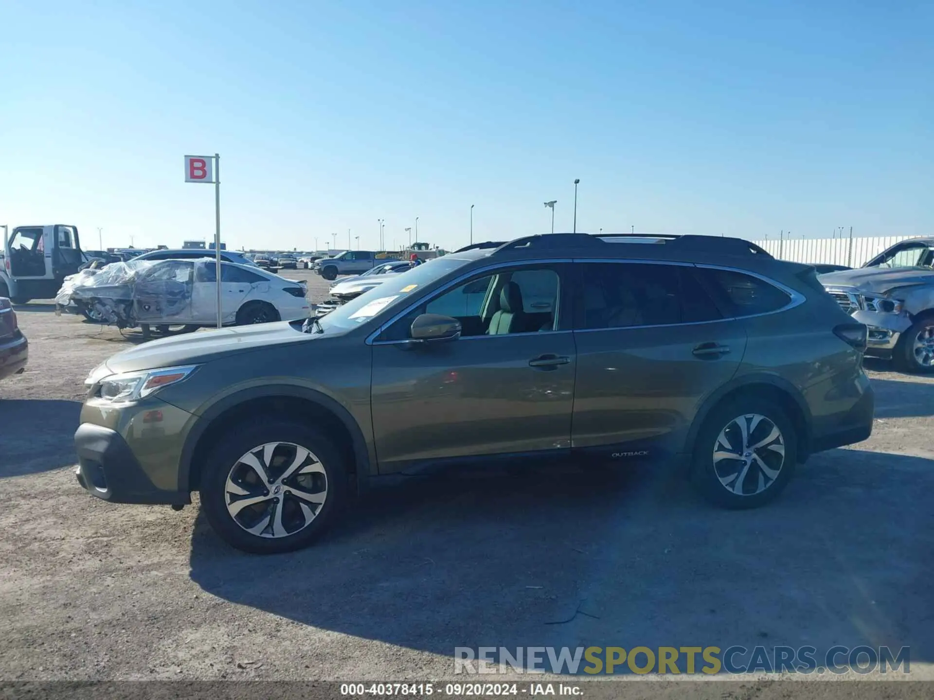 13 fotografías del automóvil dañado 4S4BTANCXL3154089 SUBARU OUTBACK 2020