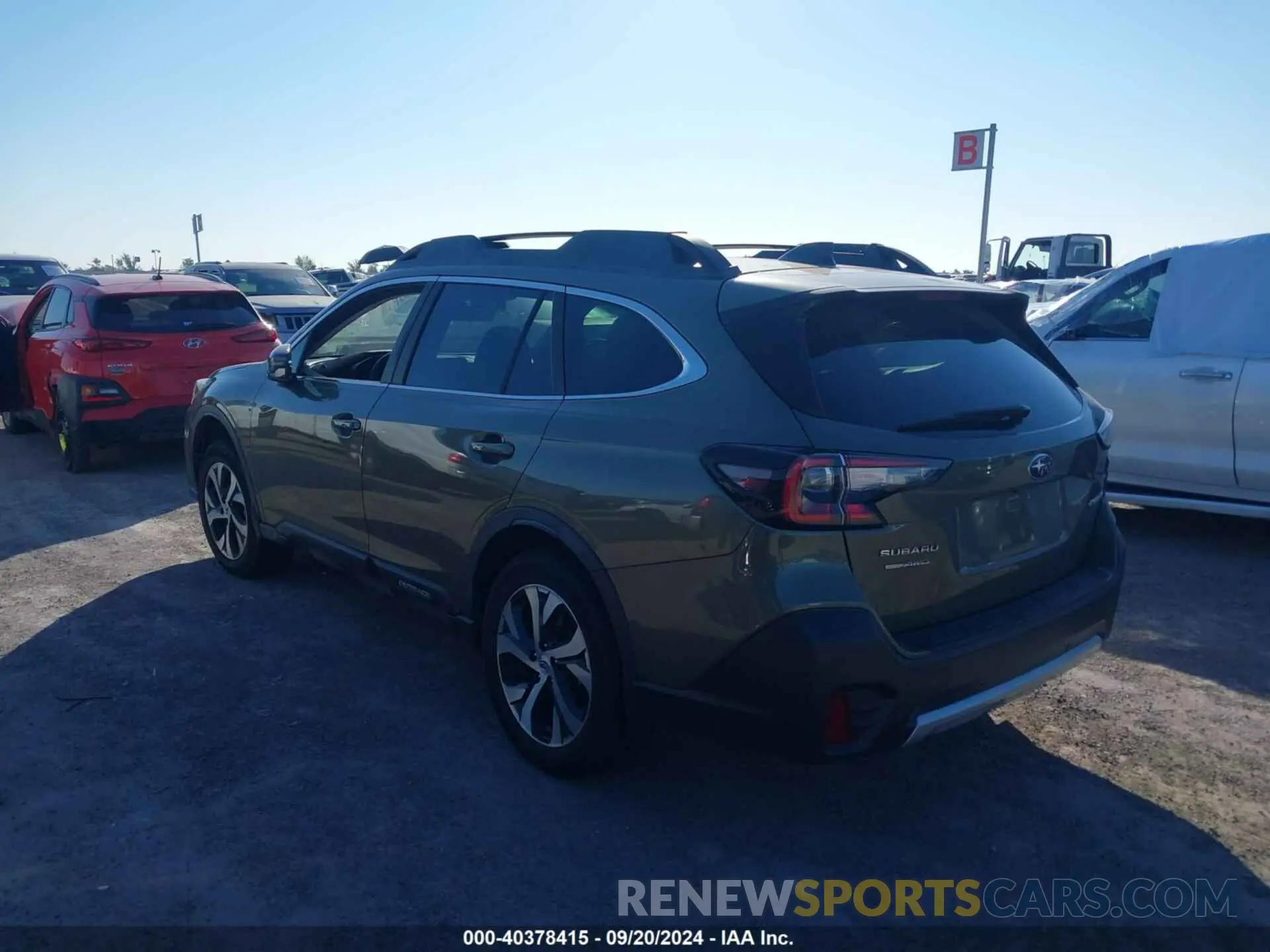 3 fotografías del automóvil dañado 4S4BTANCXL3154089 SUBARU OUTBACK 2020