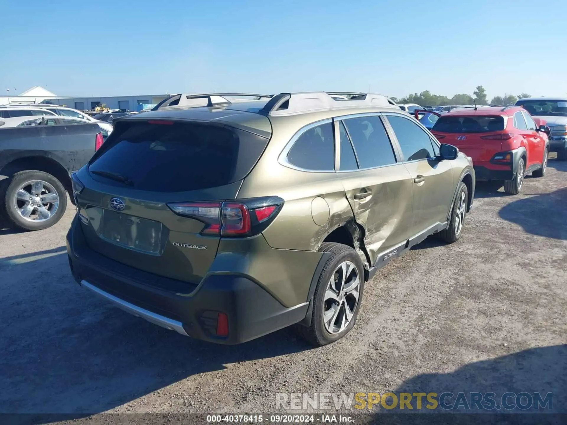 4 fotografías del automóvil dañado 4S4BTANCXL3154089 SUBARU OUTBACK 2020