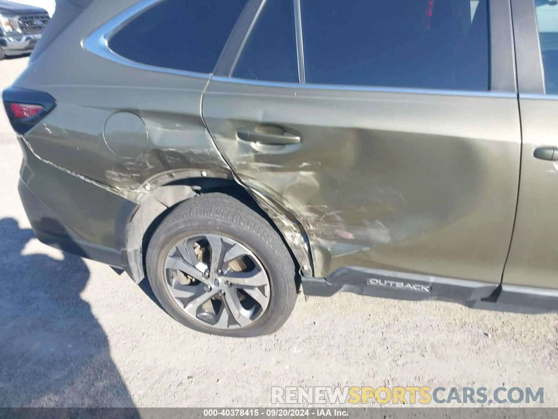 6 fotografías del automóvil dañado 4S4BTANCXL3154089 SUBARU OUTBACK 2020