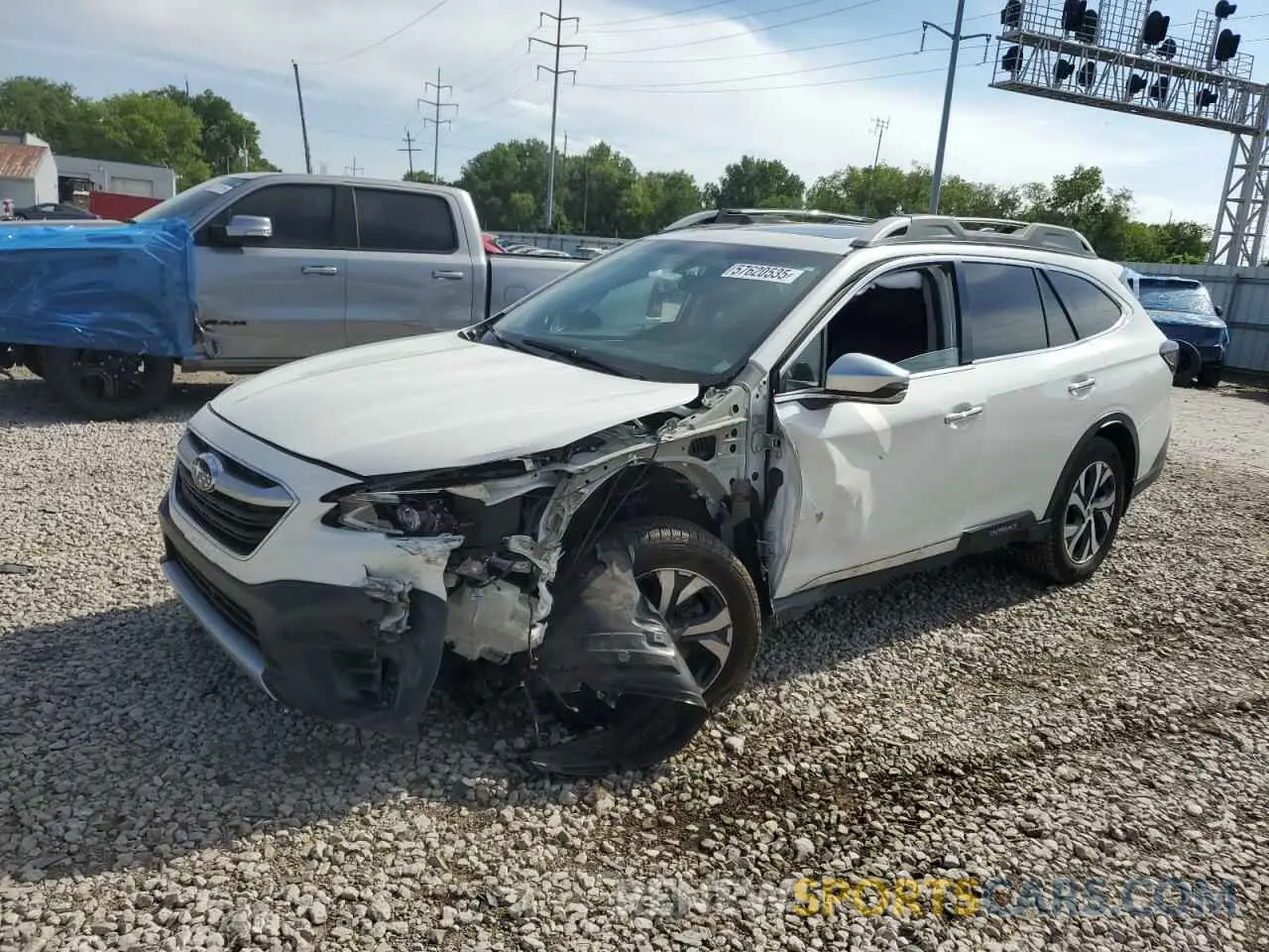 1 fotografías del automóvil dañado 4S4BTAPC0L3271273 SUBARU OUTBACK 2020