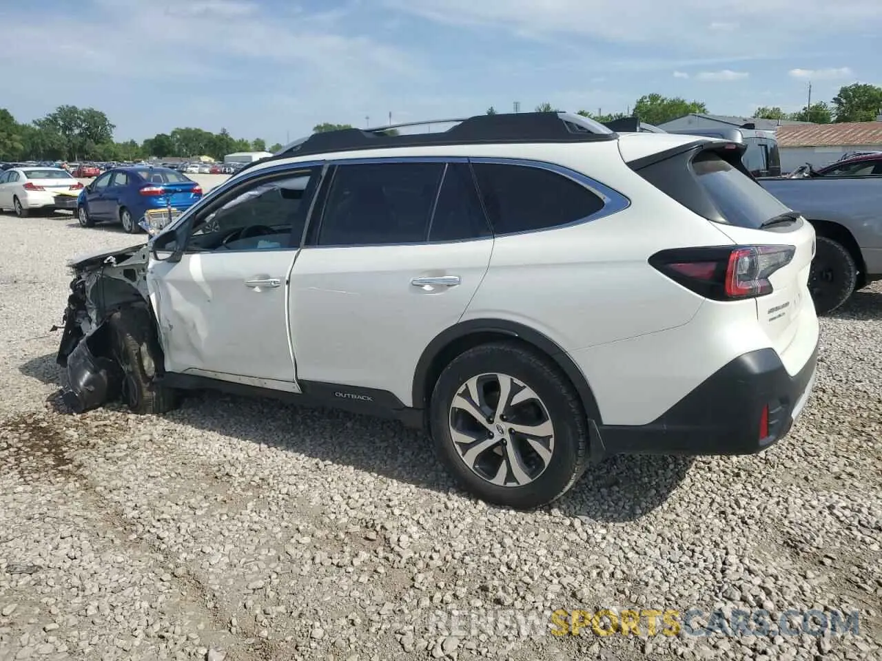 2 fotografías del automóvil dañado 4S4BTAPC0L3271273 SUBARU OUTBACK 2020