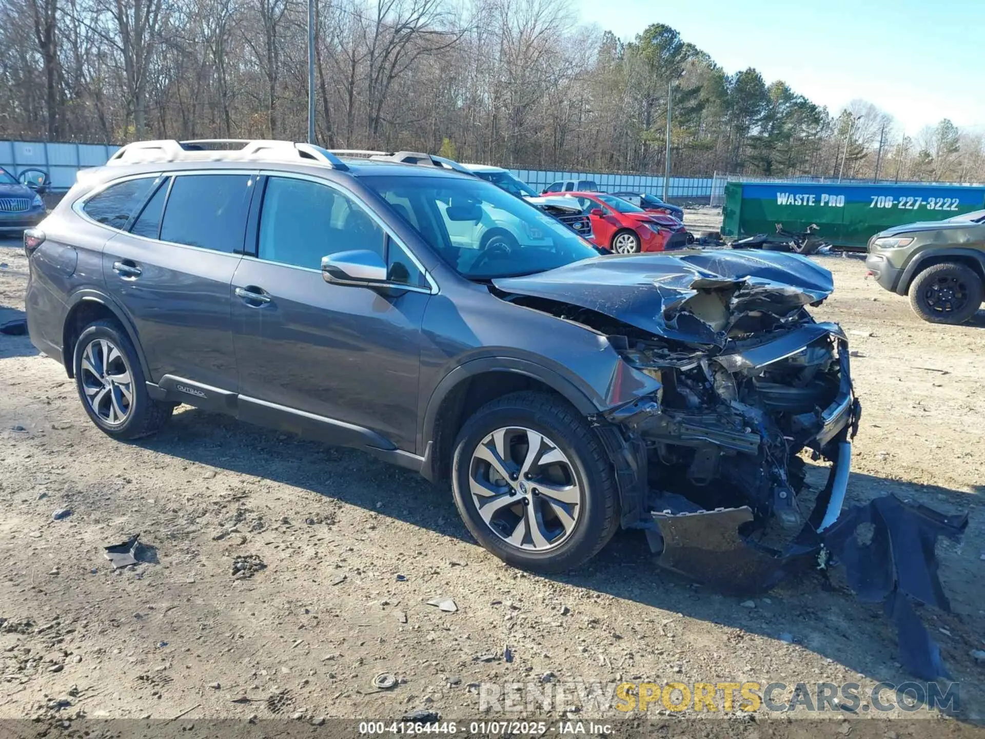1 fotografías del automóvil dañado 4S4BTAPC6L3150893 SUBARU OUTBACK 2020