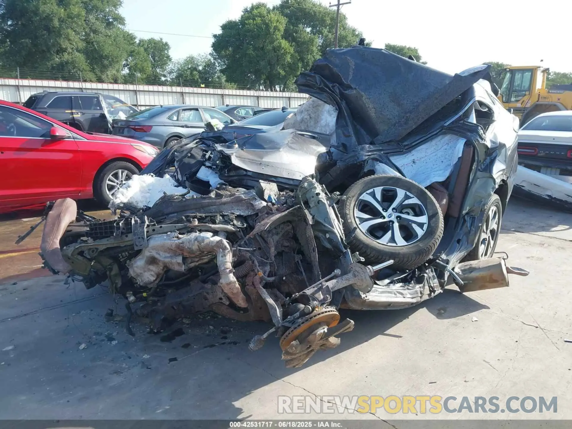 2 fotografías del automóvil dañado 4S4BTAPC7L3128045 SUBARU OUTBACK 2020