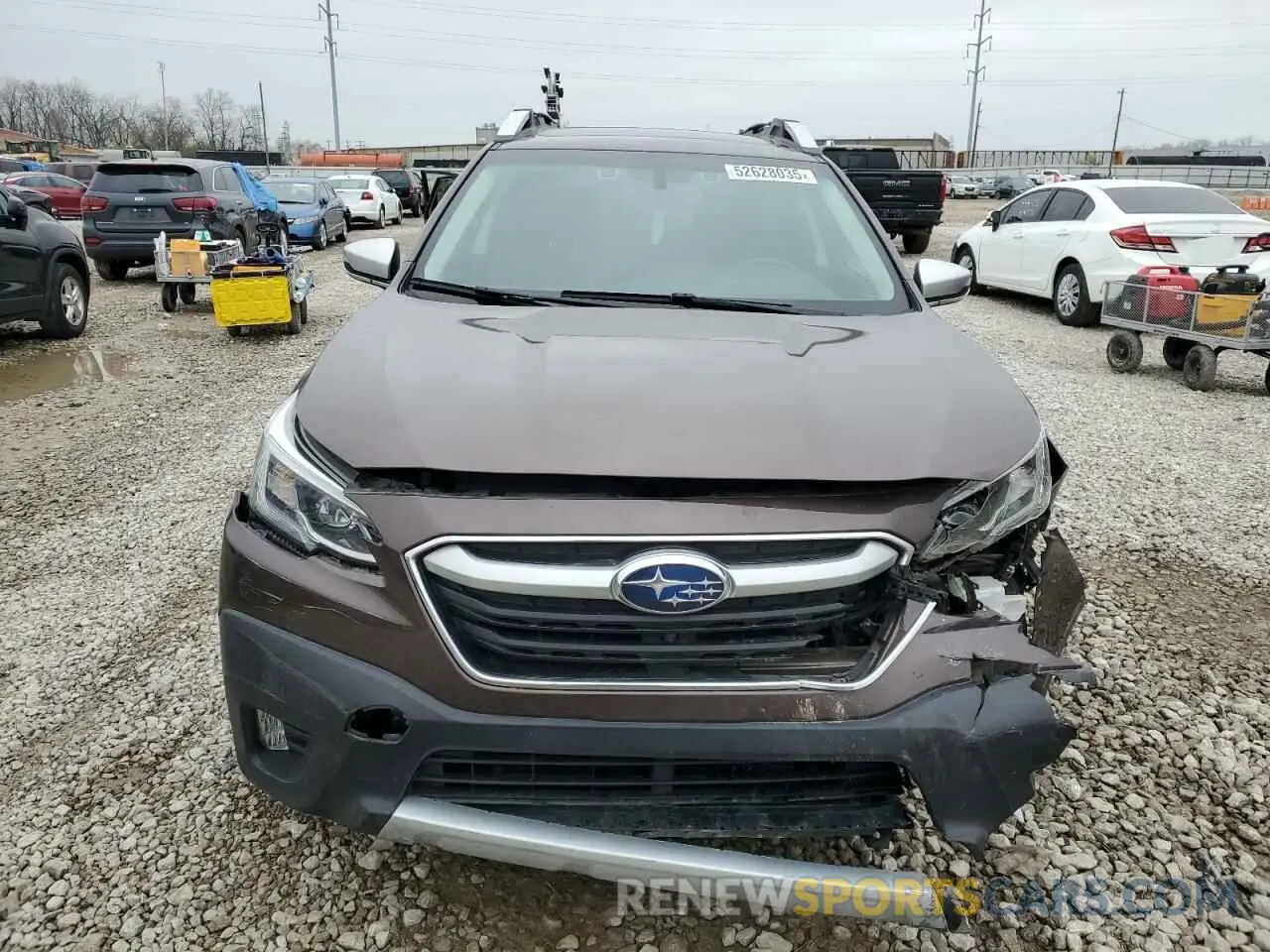 5 fotografías del automóvil dañado 4S4BTAPC7L3159084 SUBARU OUTBACK 2020