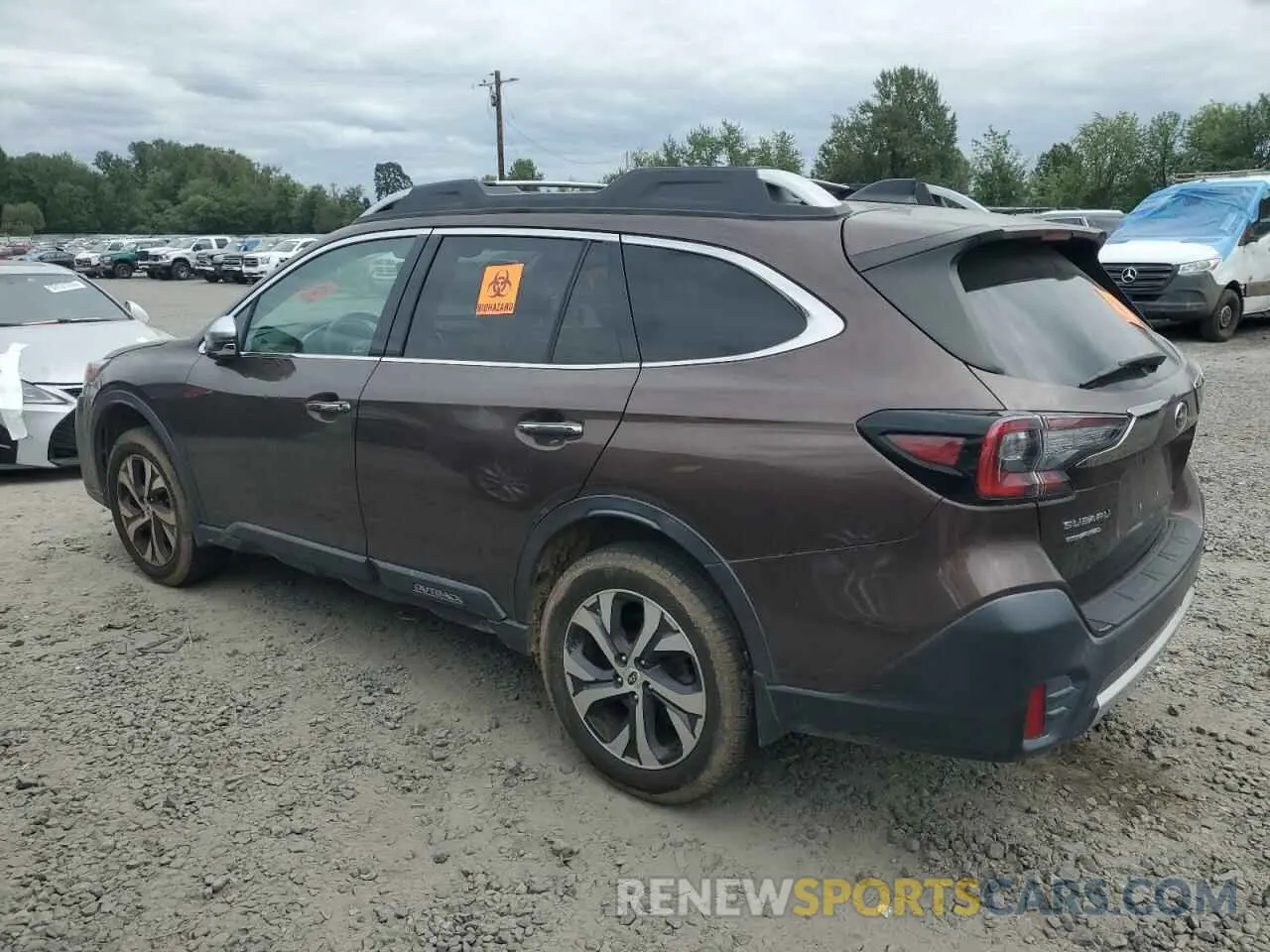 2 fotografías del automóvil dañado 4S4BTAPC7L3173714 SUBARU OUTBACK 2020