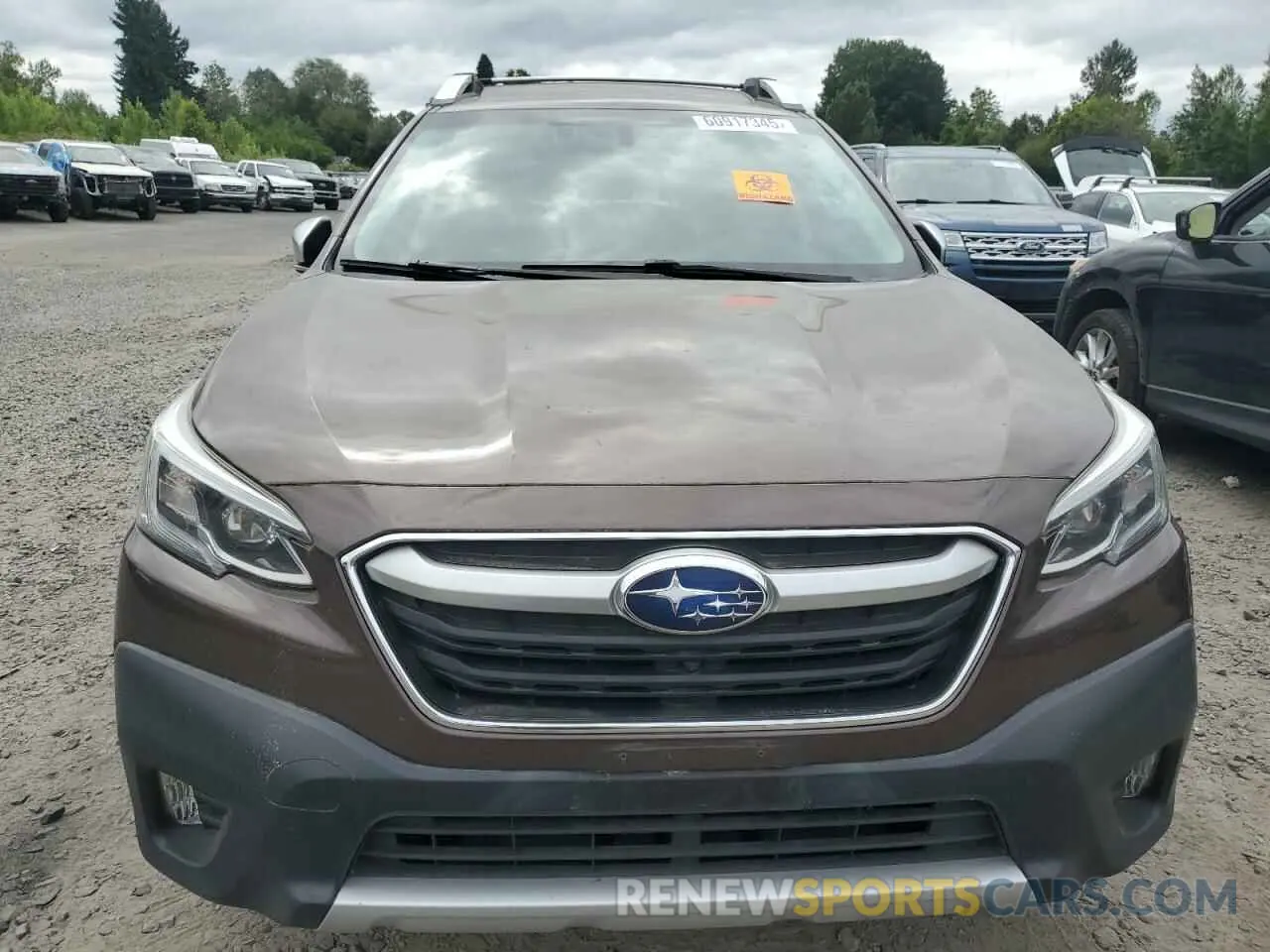 5 fotografías del automóvil dañado 4S4BTAPC7L3173714 SUBARU OUTBACK 2020