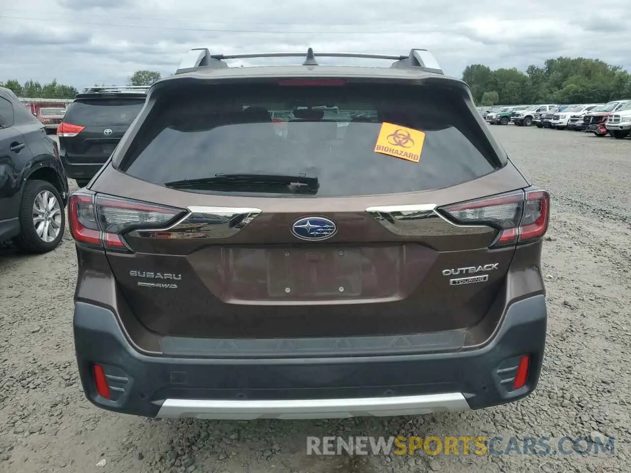 6 fotografías del automóvil dañado 4S4BTAPC7L3173714 SUBARU OUTBACK 2020