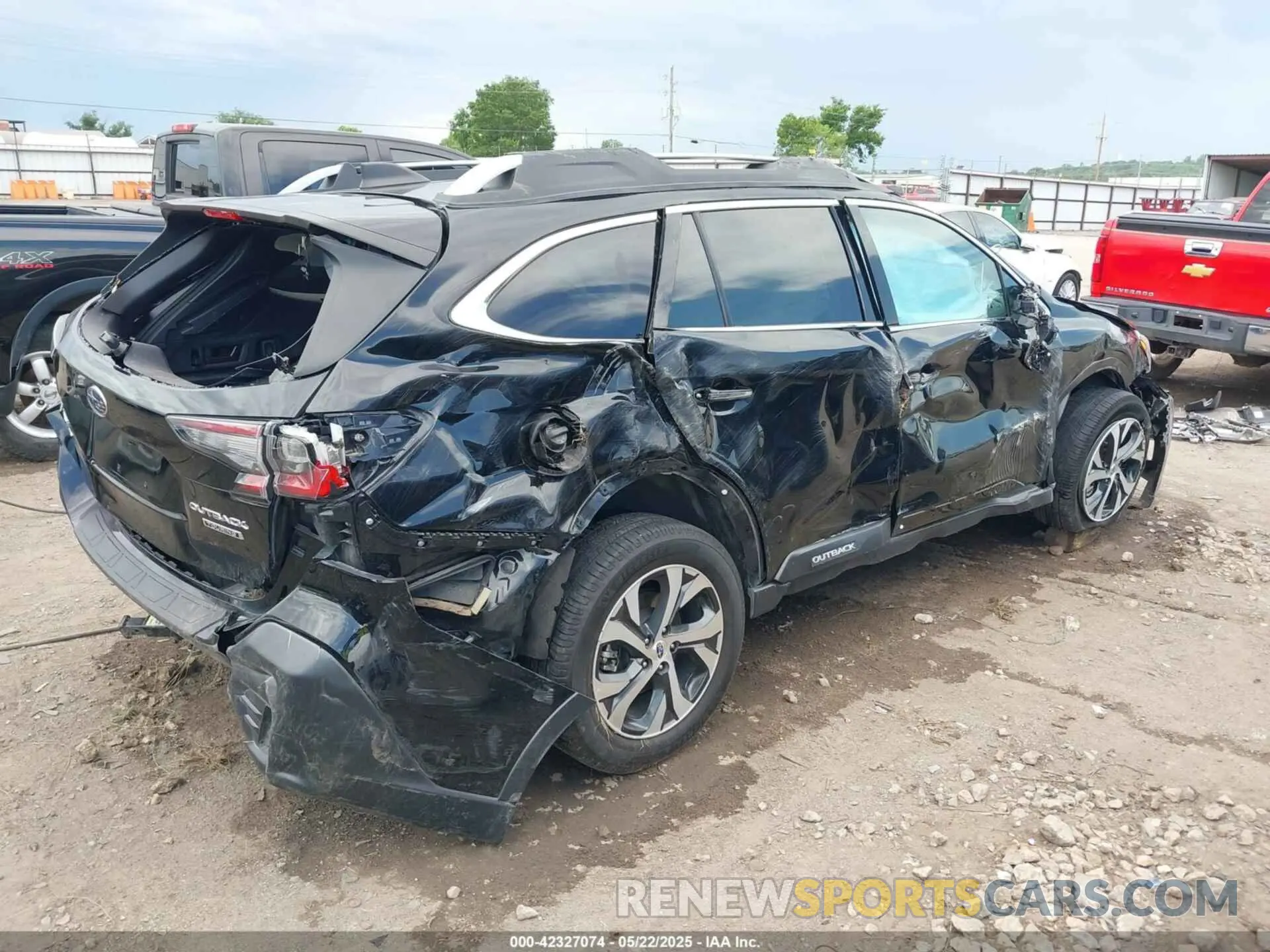 4 fotografías del automóvil dañado 4S4BTAPC8L3103199 SUBARU OUTBACK 2020